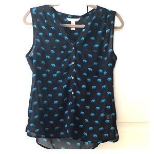 Banana Republic Sleeveless Blouse, Size Small